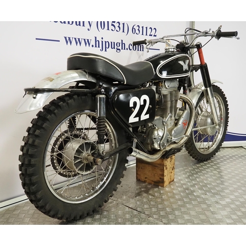 838 - Matchless G80CS motorcycle. 1954. 500cc
Frame No. C9782
Engine No. 58/GS0CS 3187
Engine turns over w... 