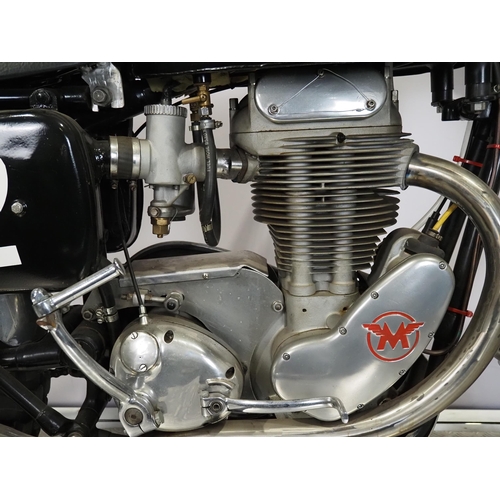 838 - Matchless G80CS motorcycle. 1954. 500cc
Frame No. C9782
Engine No. 58/GS0CS 3187
Engine turns over w... 