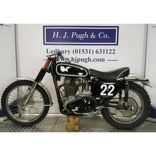 838 - Matchless G80CS motorcycle. 1954. 500cc
Frame No. C9782
Engine No. 58/GS0CS 3187
Engine turns over w... 