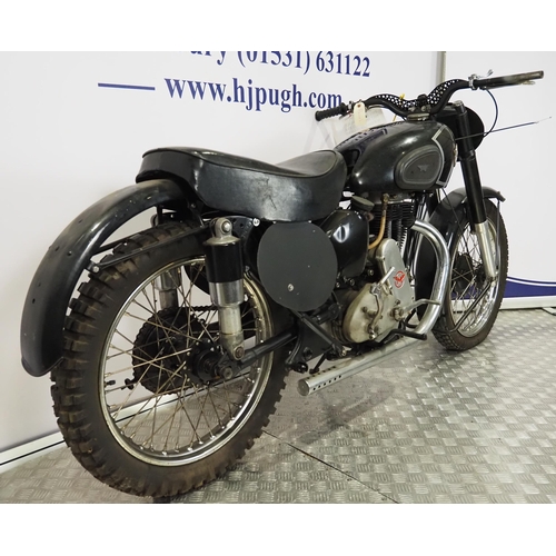 840 - Matchless G80 S motorcycle. 1950/51
Engine No. 51/G80S 18937
Engine turns over with compression but ... 