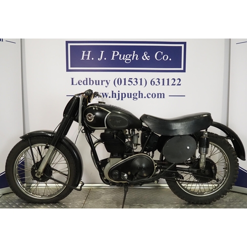 840 - Matchless G80 S motorcycle. 1950/51
Engine No. 51/G80S 18937
Engine turns over with compression but ... 