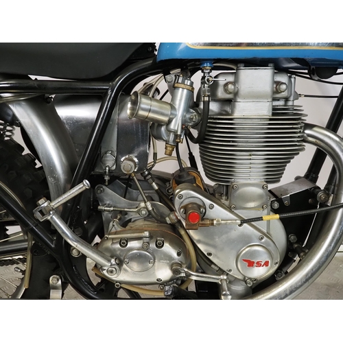 843 - BSA DBD4 Goldstar scrambler. 1960. 500cc
Engine No. DBD34.GS.S.5372
Engine turns over with compressi... 
