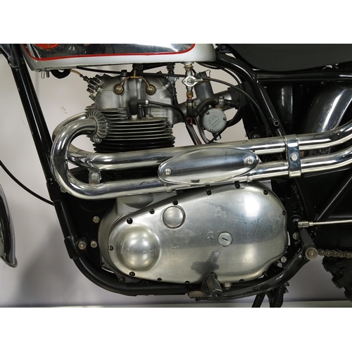 844 - BSA Rocket Goldstar motorcycle. 650cc
Frame No. GA10 430
Engine No. DA10 R 8523
Engine turns over wi... 