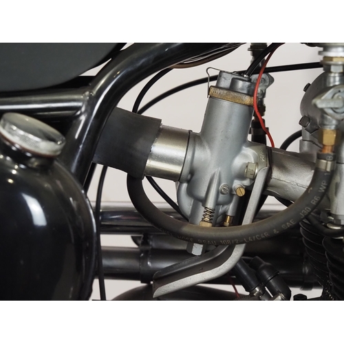 844 - BSA Rocket Goldstar motorcycle. 650cc
Frame No. GA10 430
Engine No. DA10 R 8523
Engine turns over wi... 