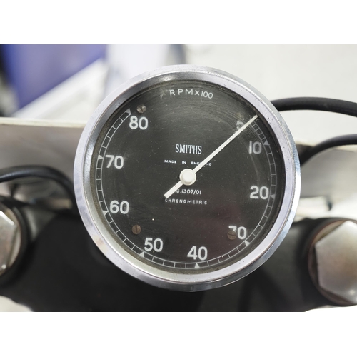 844 - BSA Rocket Goldstar motorcycle. 650cc
Frame No. GA10 430
Engine No. DA10 R 8523
Engine turns over wi... 