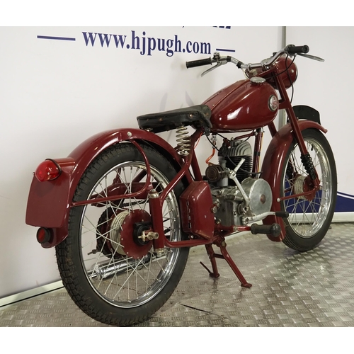 850 - James Cadet motorcycle. 1955. 150cc.
Frame No. 55J153679 
Engine No. 958A5865
Turns over with compre... 