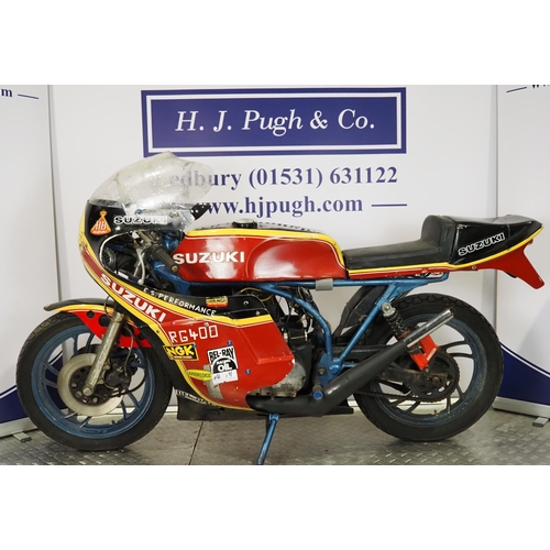 852 - Suzuki motorcycle. 1978. 371cc. 
Frame No. 100309
Engine turns over with compression, dry stored for... 