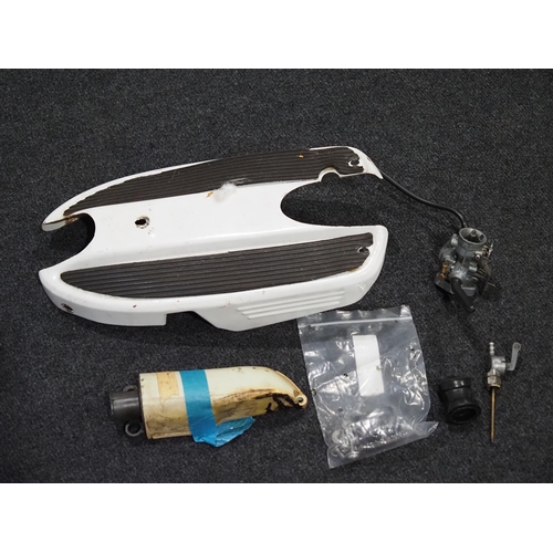 855 - Honda Graduate moped. 1971. 49cc.
Property of a deceased estate.
Comes with spare carburettor and ot... 