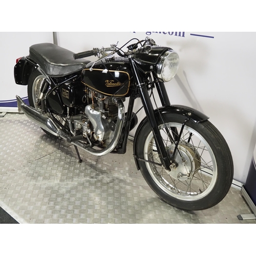 857 - Velocette Venom motorcycle. 1960. 500cc.
Frame No. RS14622
Engine No. VM4185
Property of a deceased ... 