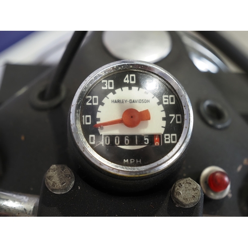 859 - Aermacchi AMF Harley Davidson MC65 Shortster motorcycle. 1971. 
Engine turns over but has been dry s... 