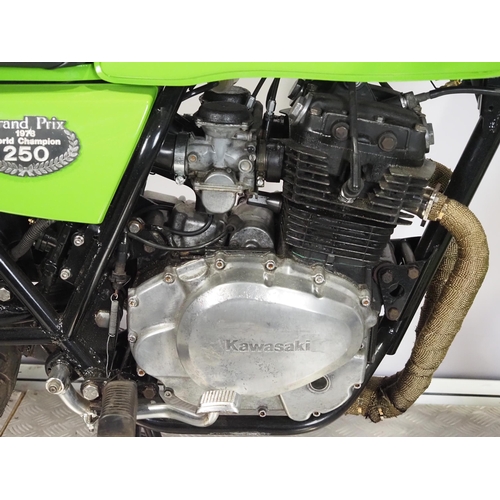 Kawasaki Z250 Kork Ballington limited edition motorcycle. 1979