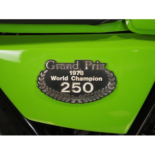 Kawasaki Z250 Kork Ballington limited edition motorcycle. 1979. 248cc ...