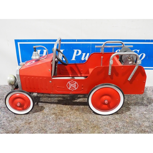 Fire engine style pedal car c1938