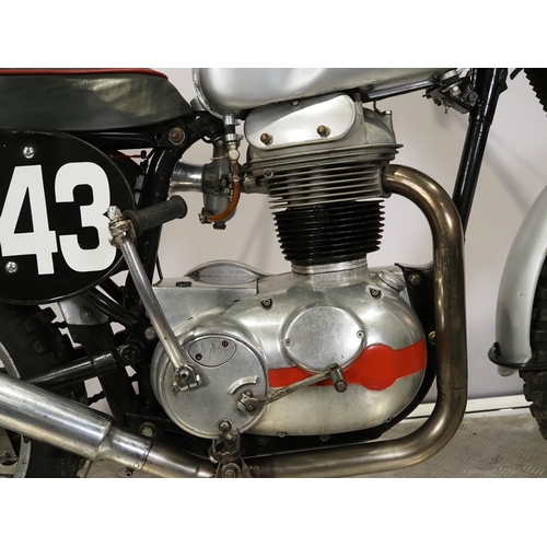 Matchless 350CSR scrambler. 1960. 350cc Engine No. 62/CSR/13124 Engine ...