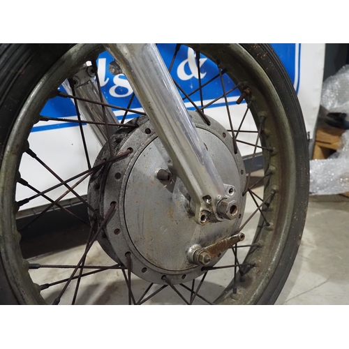 Matchless rolling chassis with Amal carburettors. Frame No. 108749 No docs