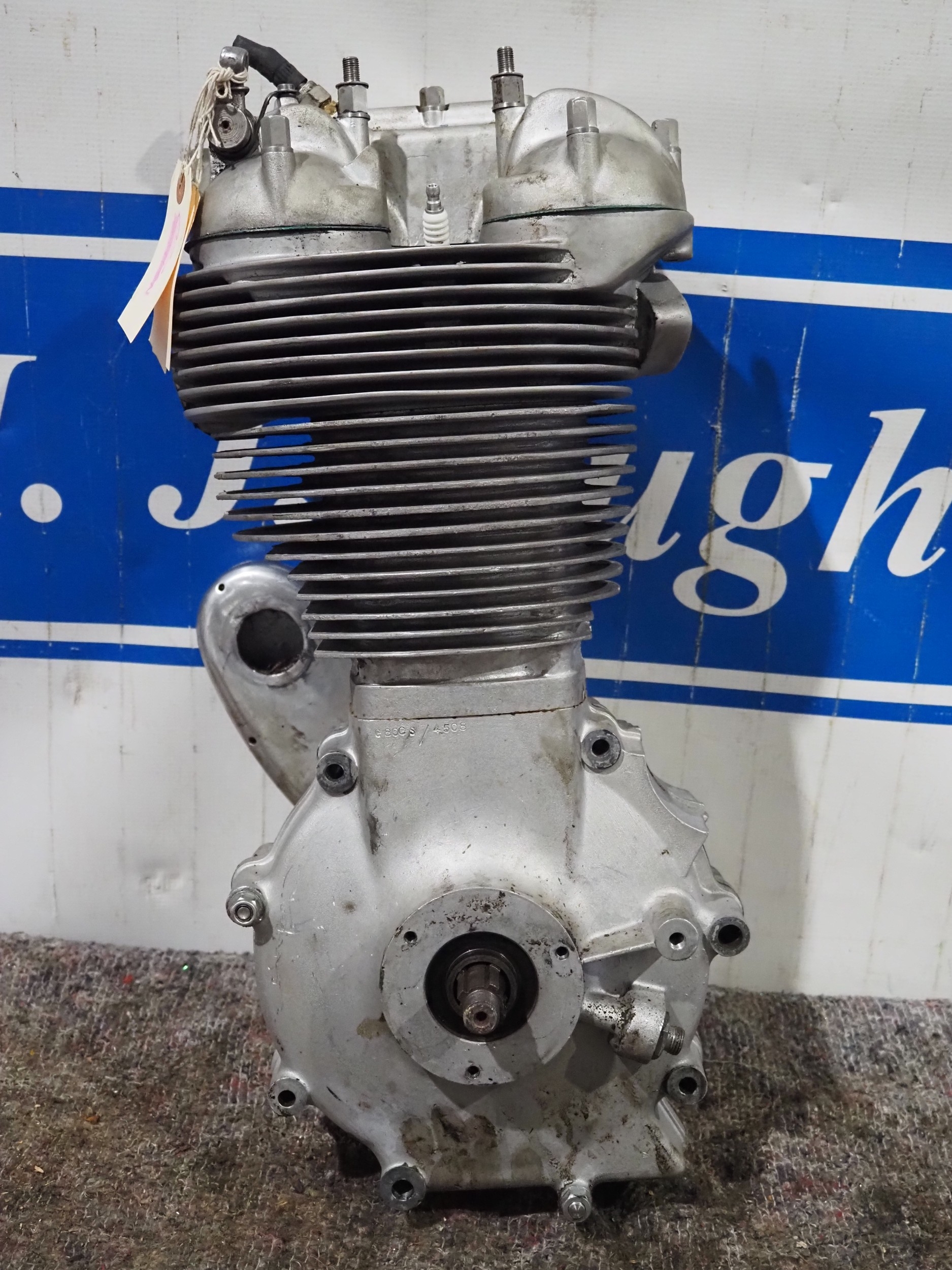 Matchless G80CS engine parts, engine No. G80CS/4508. Built by Ken de ...
