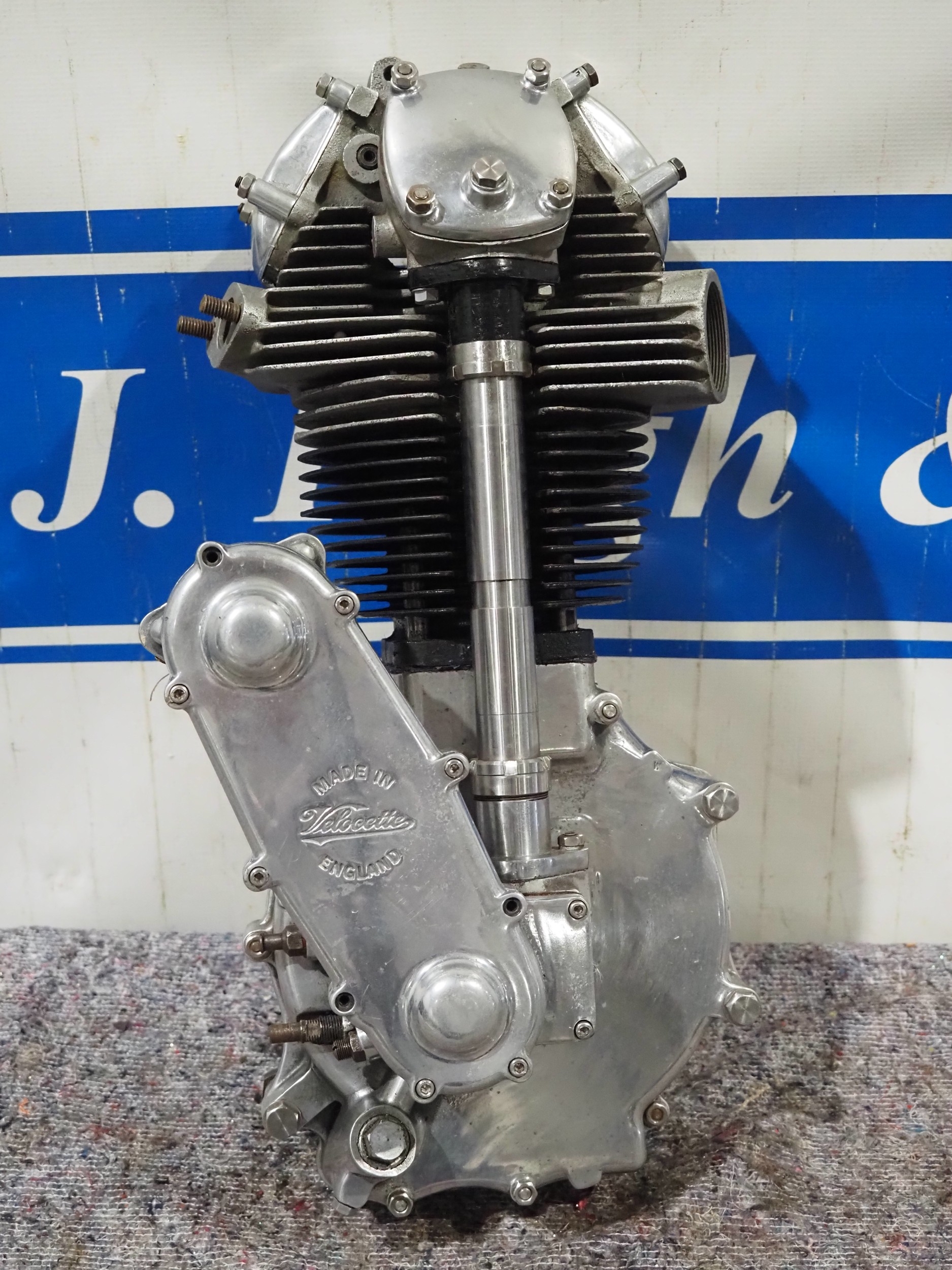 Velocette KSS engine. Engine No. KSS10133