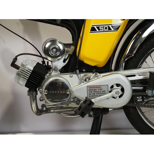 Yamaha FS1E motorcycle. 1976. 60cc Frame No. 101895 Engine No. 394 ...
