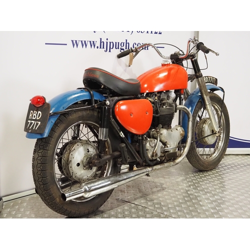 Matchless G15CS motorcycle project. Frame No. A80787 Engine