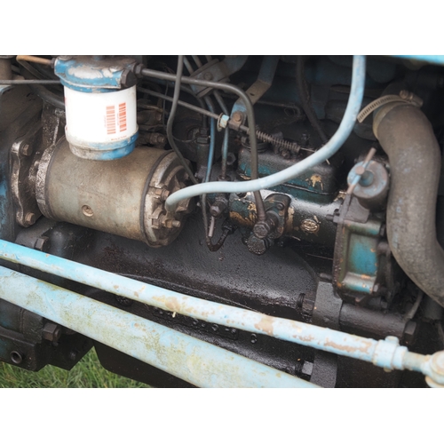 860 - Ford 4100 tractor. Runs and drives. Fitted with Fieco cab. Key in office