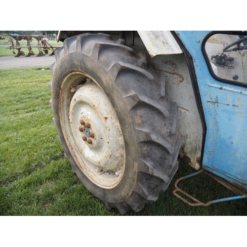 860 - Ford 4100 tractor. Runs and drives. Fitted with Fieco cab. Key in office
