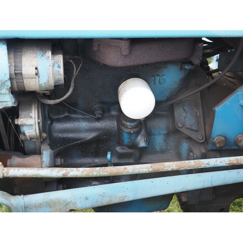 860 - Ford 4100 tractor. Runs and drives. Fitted with Fieco cab. Key in office