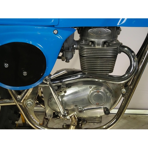 847 - Rickman BSA scrambles motorcycle. 441cc.
No engine number stamped. 
Runs and rides. This bike was bu... 