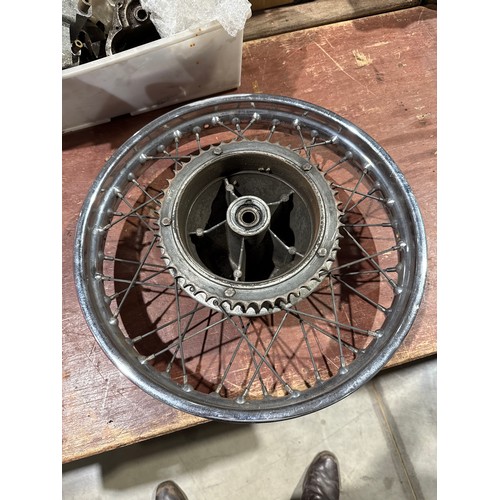 Triumph rear wheel