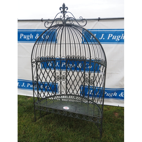 20 - Metal arch seat