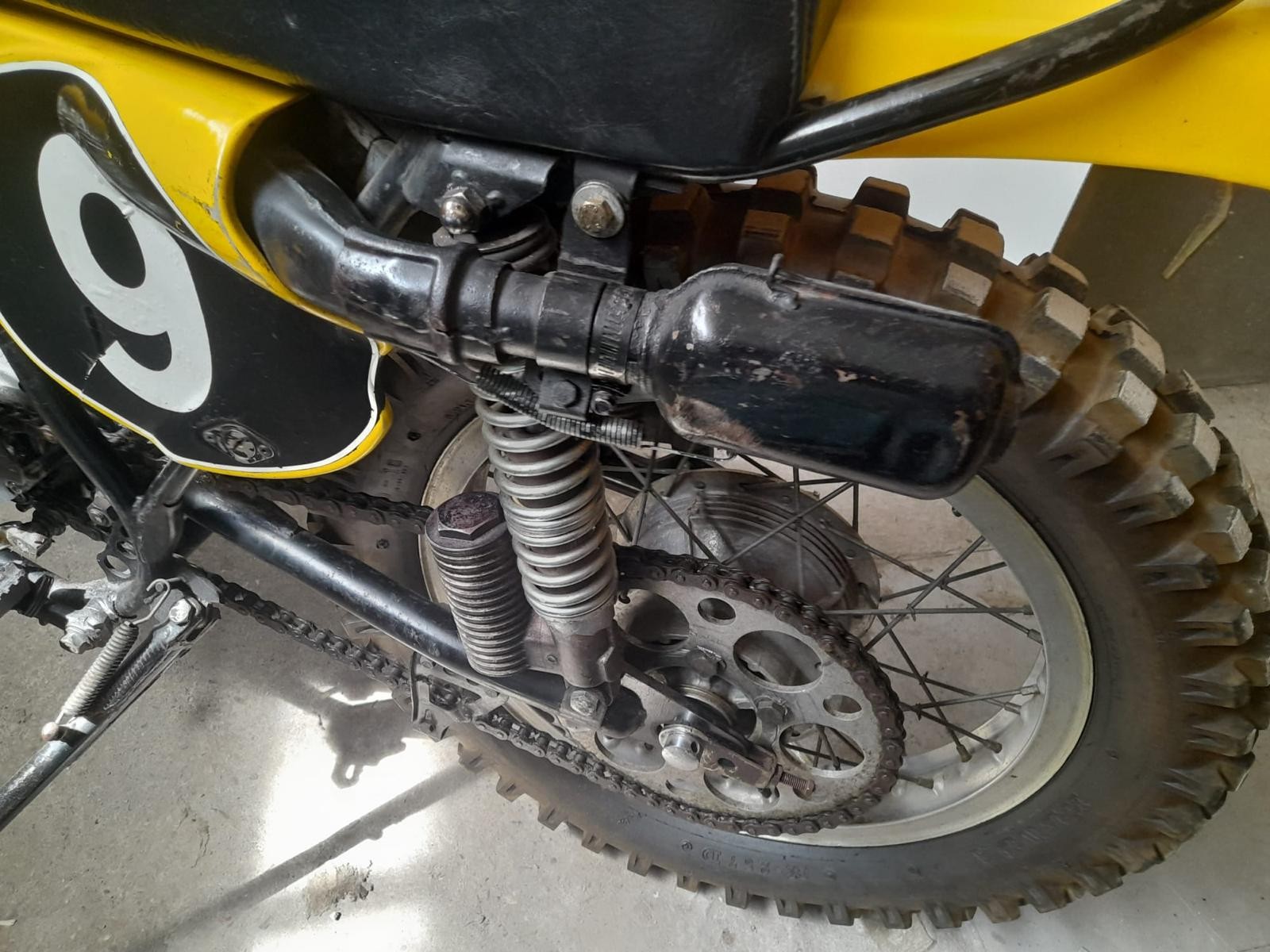 Yamaha SC500 motorcycle scrambler. 1973 Frame no. 363-020478 Engine no ...