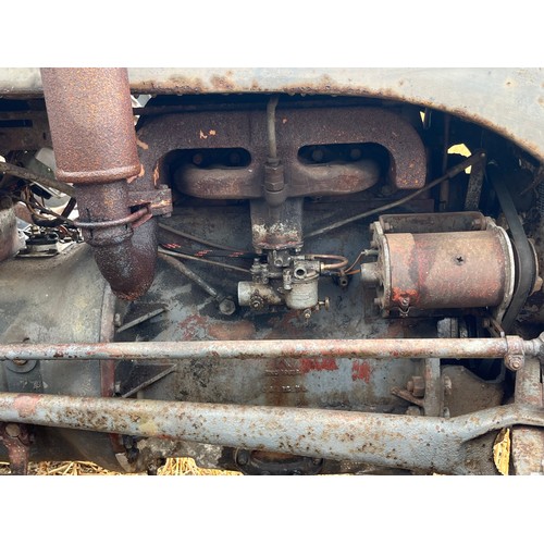 Ferguson TEA tractor. Runs. S/No. TEA91467. On Bombadier half tracks ...