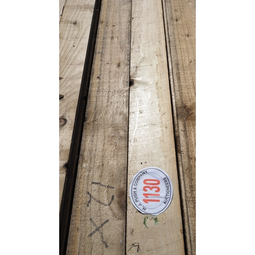Sawn timber rails 16ft x 4x1