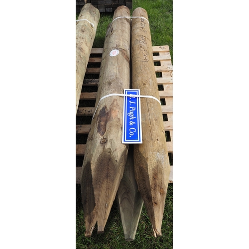 Gate posts 8' x 8/9" - 4
