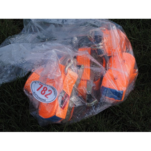 5 Ton lorry straps, 8m - 5