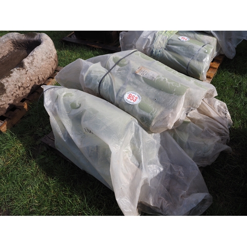 Pallet of tree protectors