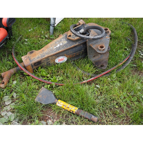 Excavator chisel