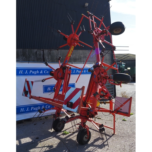 115 - Kuhn GF6301 MH Digidrive 6 rotor tedder
