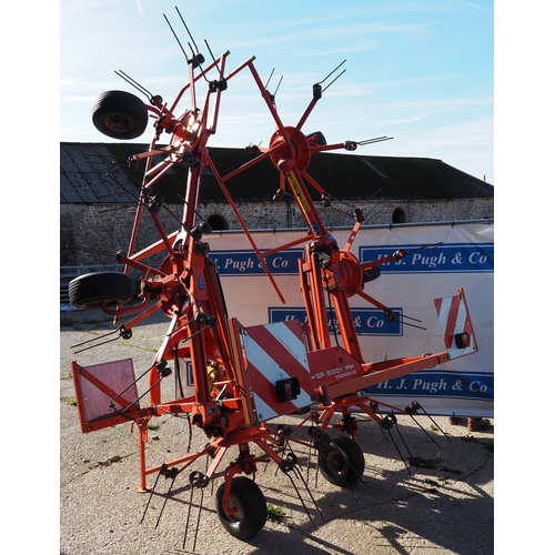 115 - Kuhn GF6301 MH Digidrive 6 rotor tedder