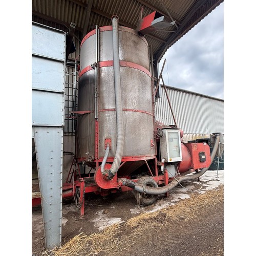 100 - Opico Magna 1200QF grain drier. 2013. Oil fired and 3 phase