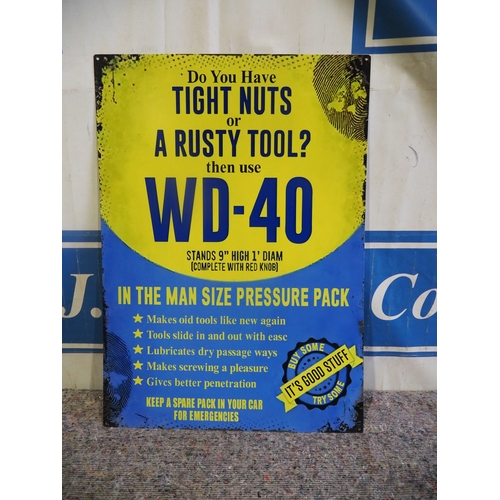 Tin sign - WD-40 28