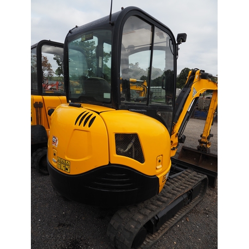 2211 - JCB 8026 CTS tracked excavator. 2018. Key in office c/w 3 buckets