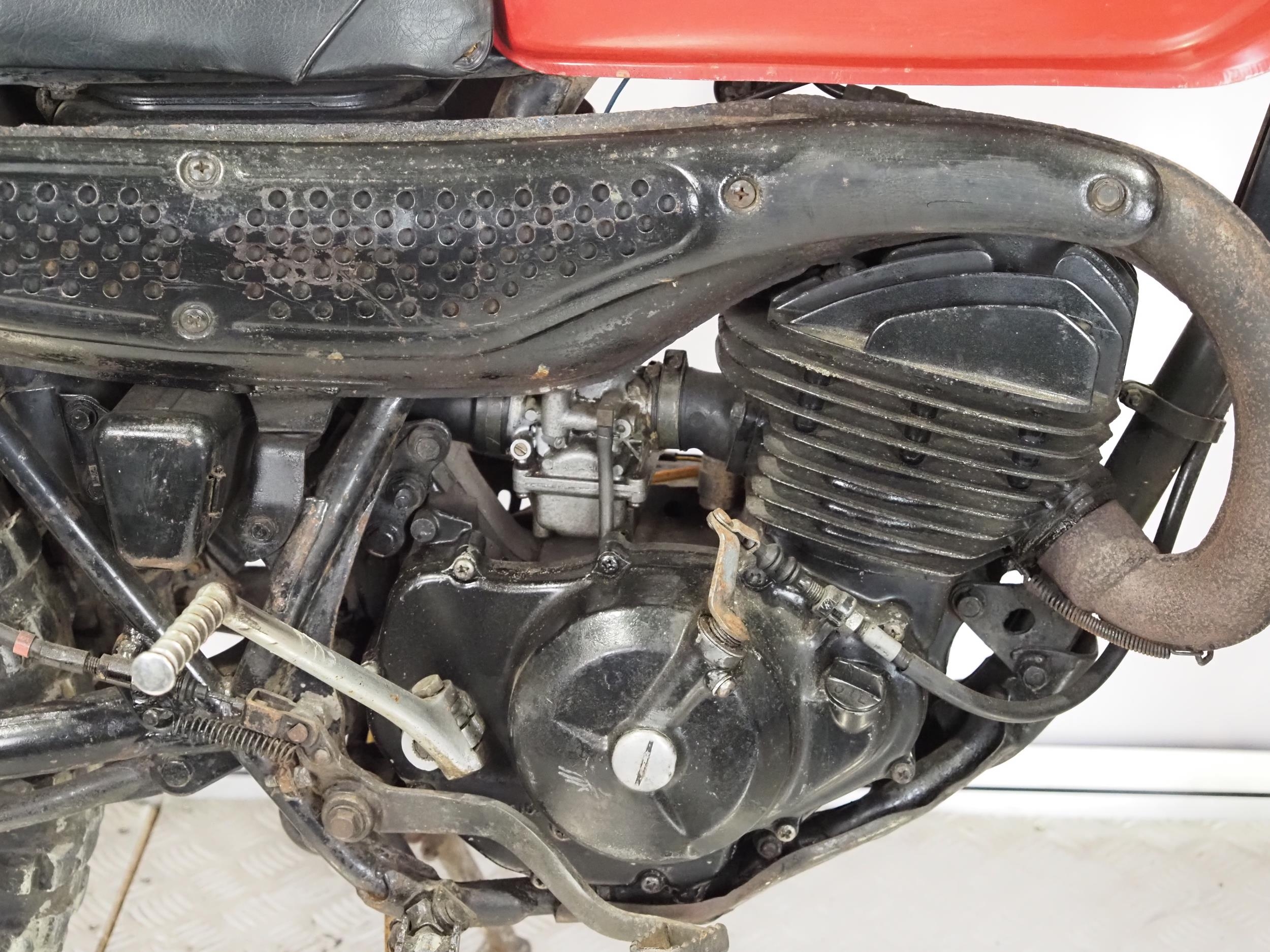 Honda MR175 motorcycle. 1977. 175cc Frame No. MR175-2103452 Engine No ...