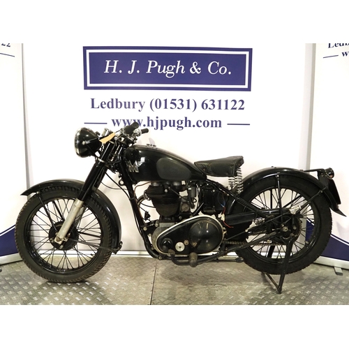 Matchless G3 motorcycle. 1940. 350cc Engine No. 40/3G 5498 Engine turns ...