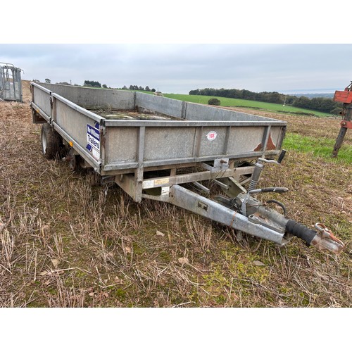 103 - Ifor Williams 12ft dropside trailer, needs new floor