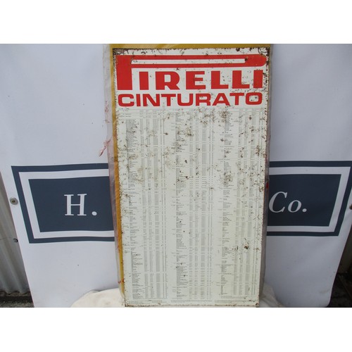 1226 - Tin sign - Pirelli