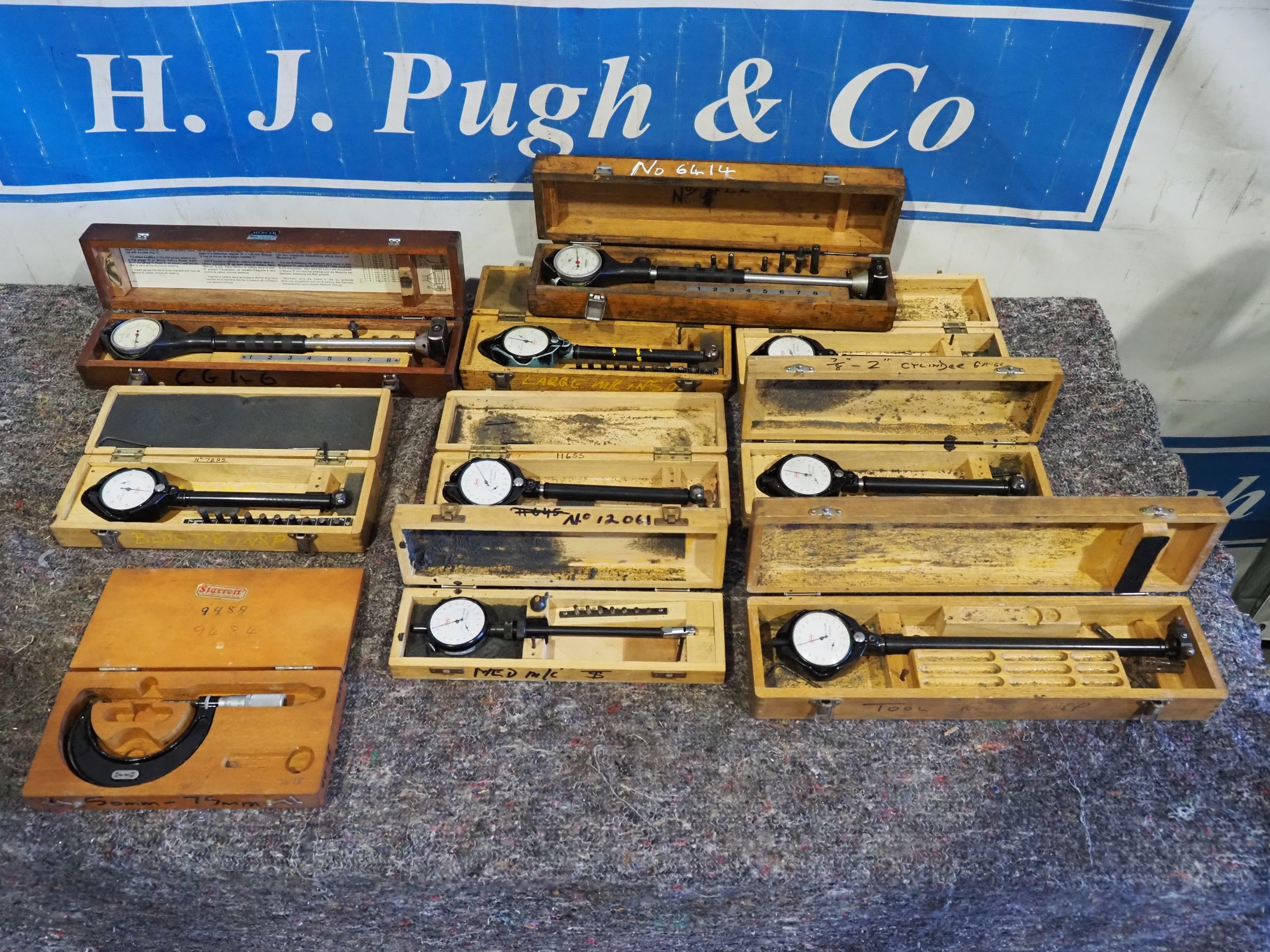 Bore gauges and others to include Baty and Mercer