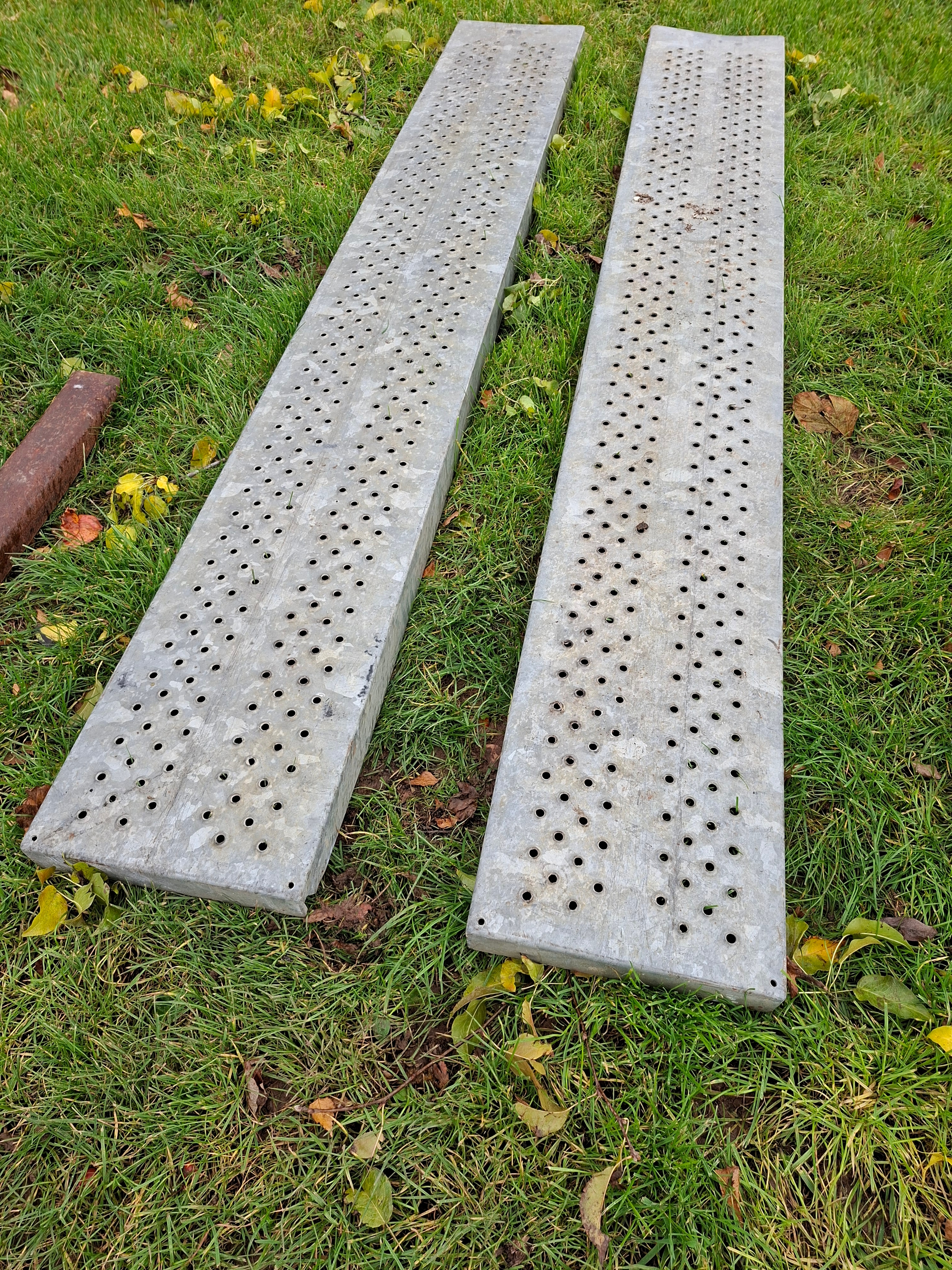 Steel trailer ramps 8ft