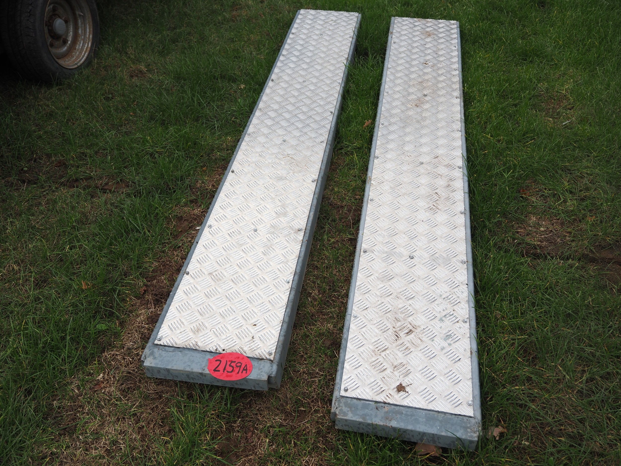 Steel and aluminium 8ft ramps