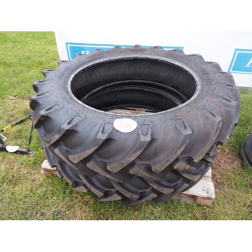 Tractor rear tyres BKT 12.4-32 NOS - 2