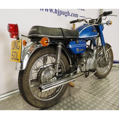 Yamaha CS3B motorcycle. 1972. 195cc Frame No. CS3 111997 Engine No. CS3 ...